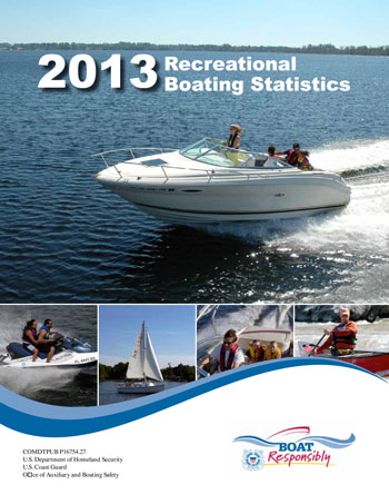 U.S. Coast Guard Recreational Boating Statistics 2013 cover
