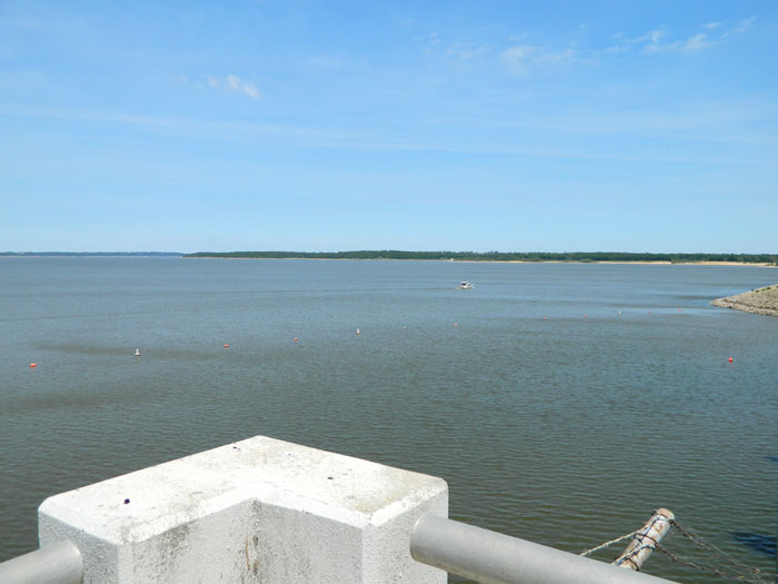View from Kaw Lake dam