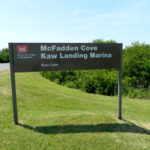 McFadden Cove sign at Kaw Lake