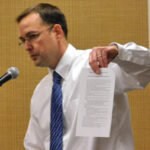 Harry Hogan presenting priorities survey at NBSAC97