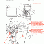 Brunswick / Mercury Marine outboard motor tether patent.