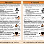 ABYC Consolidated Helm Warning ALL CAPS vs. upper and lower case comparison
