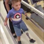 Aiden Mckitrick's first steps from WFAA video