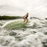 Bravo Four S big wave behind Cobalt