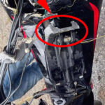 Mercury Marine Pro XS outboard motor swivel bracket broke in Santee Cooper log strike