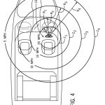 Brunswick wireless lanyard patent application sketch showing possible ranges