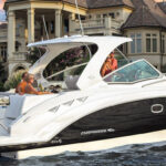 Chaparral boat with swim platform bbq from their 2013 web site