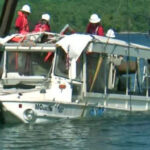 DUCK boat being raised Branson Missouri image courtesy 4029TV