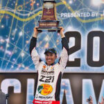 Edwin Evers celebrating winning Bassmaster Classic 2016 Mercury Marine image