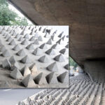 Homeless spikes under a bridge in China. Image courtesy Daily Mail