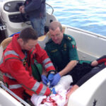 ITV Helimeds Reenacting the Cian Williams Boat Propeller Accident and Rescue