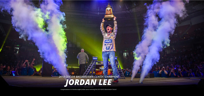 Jordan Lee winning 2018 Bassmaster Classic