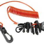 Attwood Marine Products universal (7 key) boat lanyard / kill cord