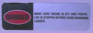 Listman Trial - Porsow Boat Ladder Propeller Warning