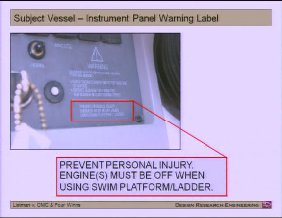 Listman Trial - Helm Propeller Warning DRE
