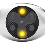 Mercury Marine MP Alert in smaller oval bezel