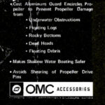 OMC Gale Propeller Guard box label