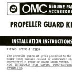 OMC Gale Propeller Guard Installation Instructions for ring guard