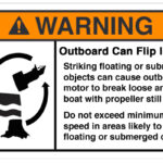 Outboard Can Flip Into Boat warning 1