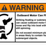 Outboard Can Flip Into Boat warning 2