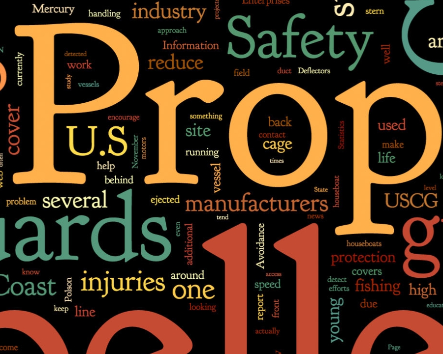Propeller Safety Terms Wordle zoomed