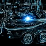 Mercury Optimax Pro XS go fast boat futuristic image