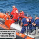 USCG RIB on Cutter Halibut