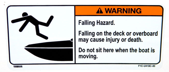 Fall warning from 2013 Tulsa Boat Show