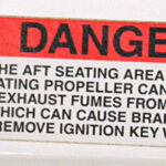 Multi warning, danger, 2014 Tulsa Boat Show.