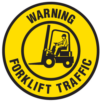 Forklift traffic warning