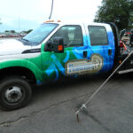 Fish trailer truck at Nichols Marine Tournament Series Championship Grand Lake September 2015