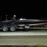 Launching a Ranger pre dawn at Nichols Marine Tournament Series Championship Grand Lake September 2015